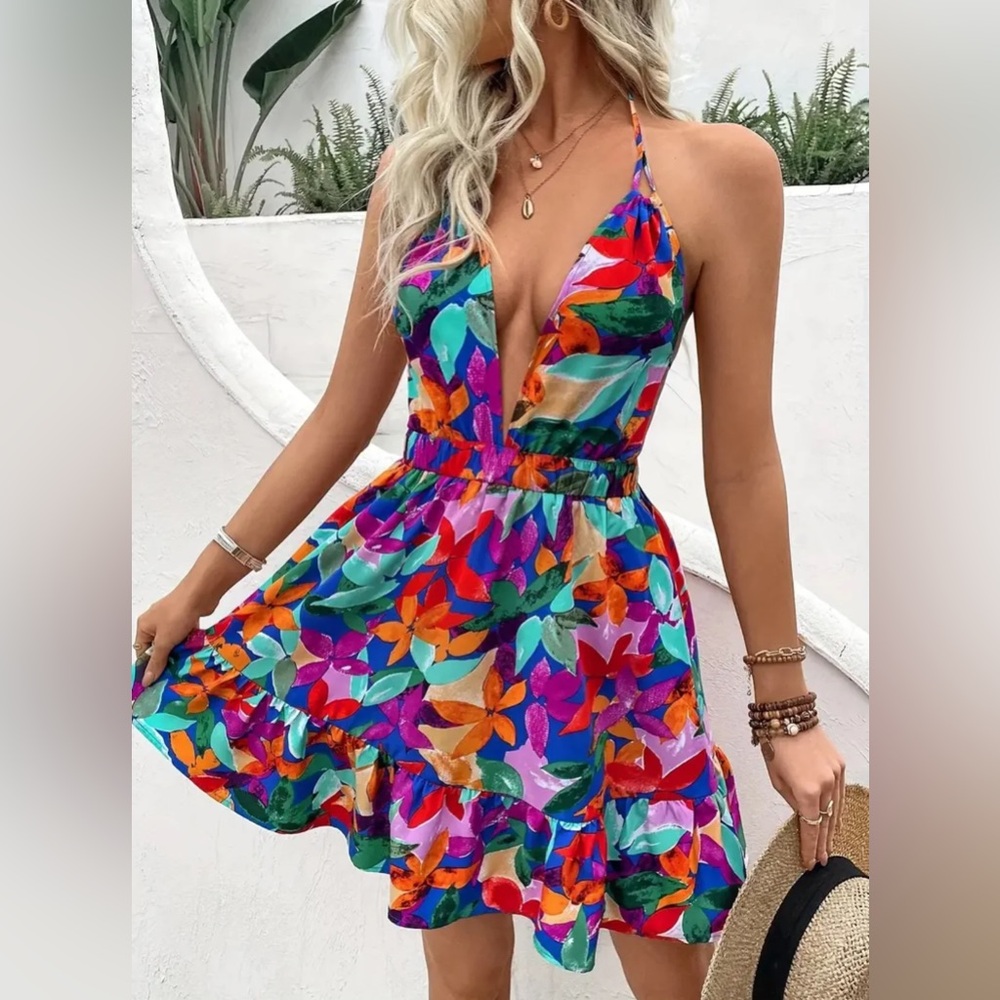 Caribbean Backless Dress